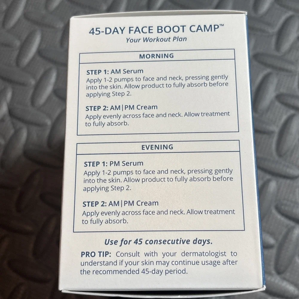SkINN LAB INSIDER 45-DAY FACE BOOT CAMP Three Clinical Treatments NIB Free Ship